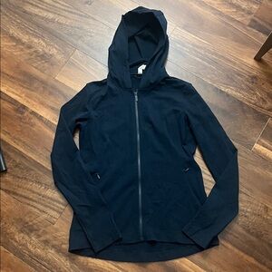 LULULEMON Athletica Zip Up Hooded Jacket  Navy Blue Size 8